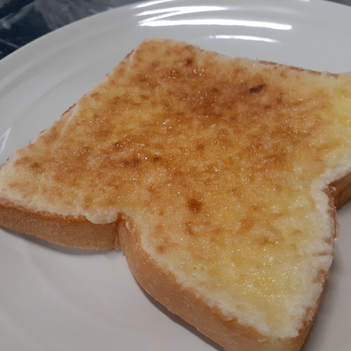 食パンで簡単！メロンパン風トースト！